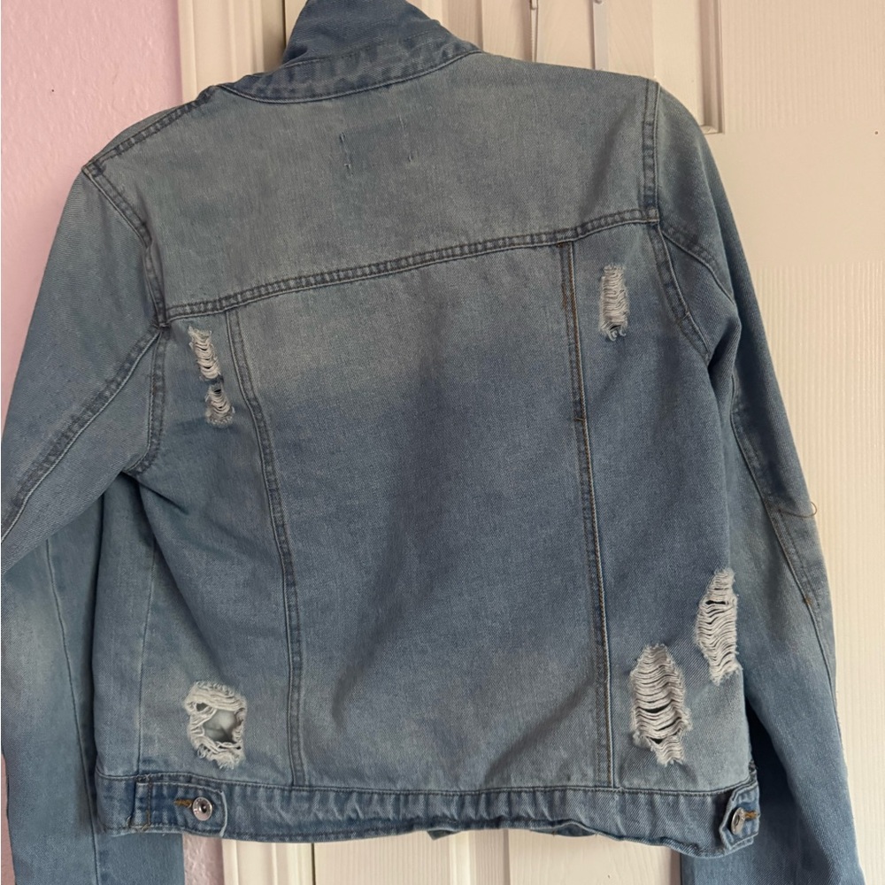 Distressed Denim Jacket
